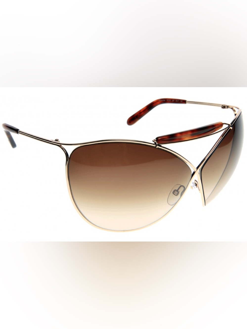 Tom Ford Veruschka TF220 28F Gold/Tortoise Frame sunglasses- 100% Authentic
